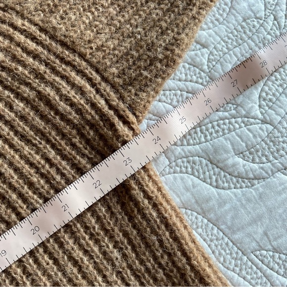 Eleven Six - Beth Baby Alpaca-blend Balloon Sleeve Sweater Dress - Camel - Picture 11 of 12